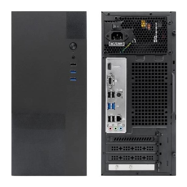 Coolbox caja matx m460 usb-c 3.2 gen1 500w