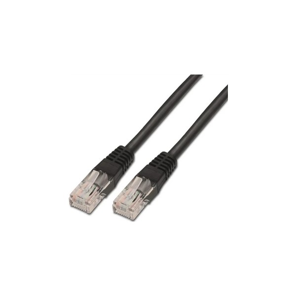 Aisens latiguillo rj45 cat.6 utp awg24 negro 3.0m