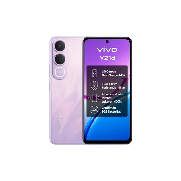 Vivo y21d 4gb(+4) 128gb 6.68" ip69 lavanda purple