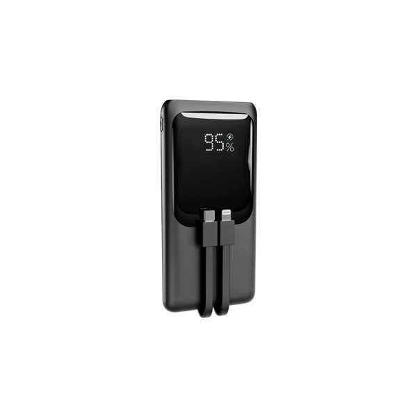 Gembird powerbank con cables 20w 10000mah