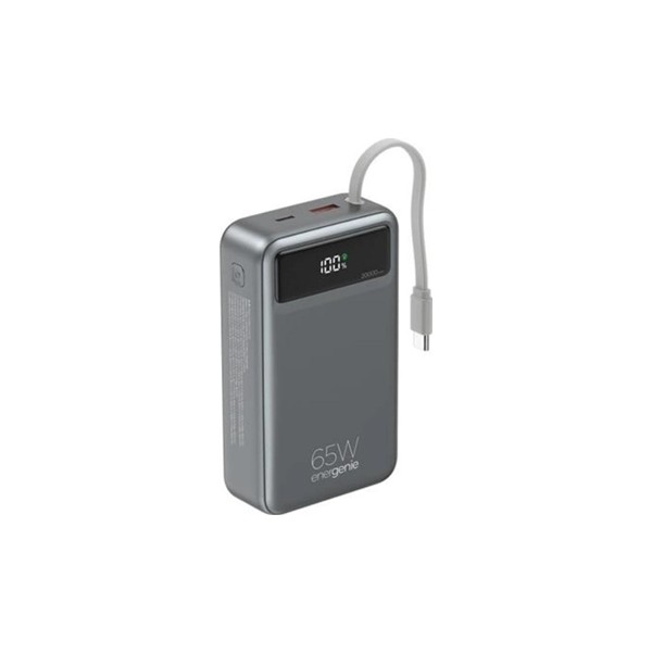 Gembird powerbank 65 w c/cable 20000 mah