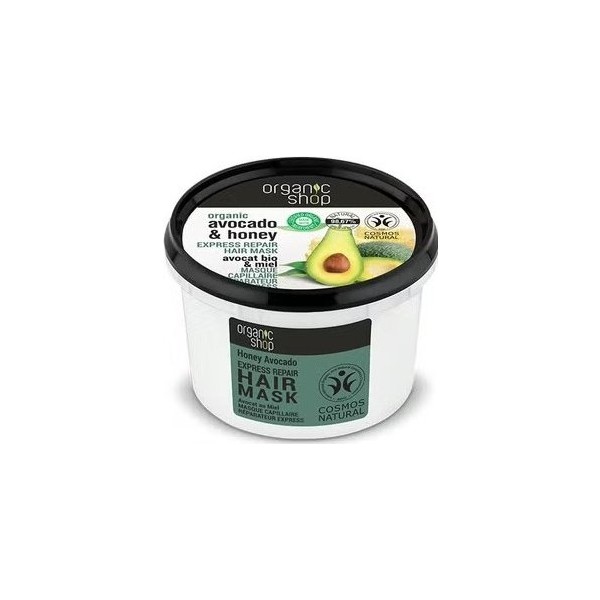 Organic Shop Mascarilla Capilar Reparador Miel Aguacate 250Ml